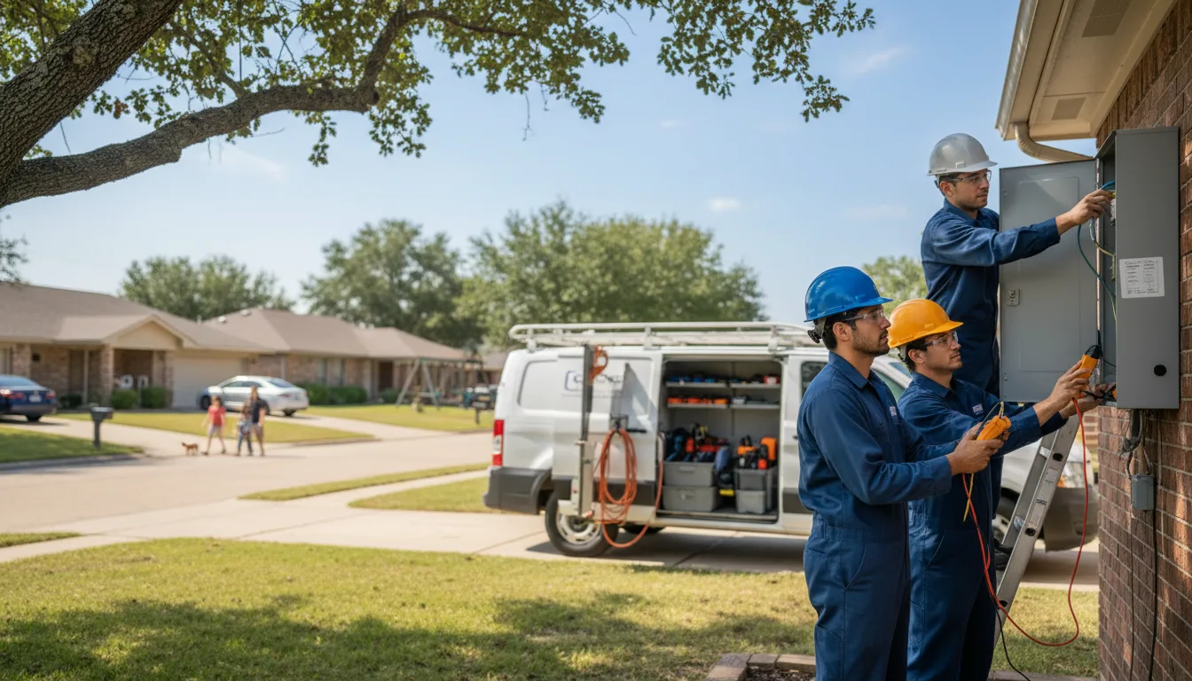 Certified electrician providing emergency electrical services in Braceville, IL